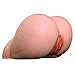 Sex Virgin Pussy Ass Masturbator for Male - 3D Realistic Butt Anal Vaginal Adult Sex Toys for Men Masturbation - Lifelike Sex Doll with 2 Hole (9.4 x 8.6 x 4.3 Inches)