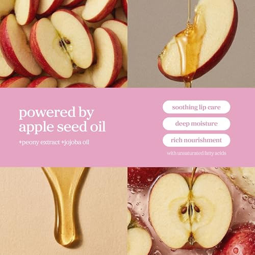 NOONI Korean Lip Oil - Applepeony | Long-Lasting, Moisturizing, Plumping, Revitalizing for Dry Lips, Waterproof, No Peel Off, Hydrating Lip Stain, Stocking Stuffers, Cute Stuff, 0.12 FL Oz