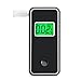 Breathalyzer Anntoo Professional Grade Portable Digital Alcohol Tester with 5 Mouthpieces for Personal Use - Black
