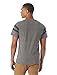 Alternative Men's S/S Football Tee, Eco Grey/Eco True Navy, Large