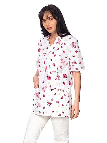 DINOZAVR Bruna Sanitary V-Neck Scrub Top for Women