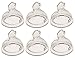 NUK Silicone Orthodontic Nipples, 6 Months, Fast, 6 Pack