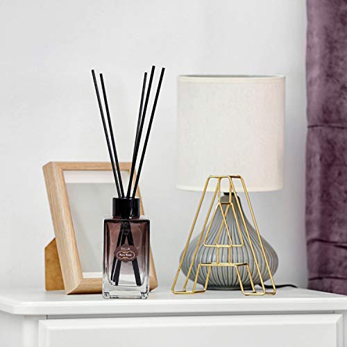 ESSLUX Scent Diffuser, Room Reed Diffuser Premium Quality for Home and Office, Air Freshener & Home Decor & Ideal Gift-Pure Rose