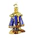 Scales Of Justice Glass Ornament Old World Legal Lawyer Judge's Gavel