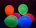 DirectGlow UV Neon Fluorescent Blacklight Reactive Glow Party Balloons (100)