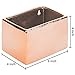 MyGift Wall Hanging Rose Gold-Tone Ceramic Planter Boxes, Set of 4thumb 3