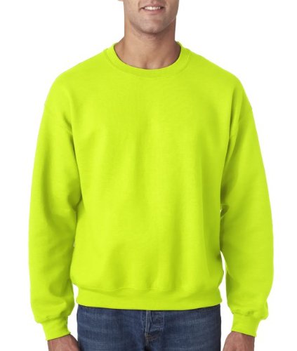 Gildan Men's Heavy Blend Crewneck Sweatshirt - X-Large - Safety Green