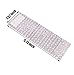TIAMALL 100 PCS Rhinestone Napkin Rings Napkin Holder Adornment for Wedding Party (Silver)
