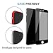 for iPhone 8 Plus/7 Plus Privacy Screen Protector, KSWNG Screen Protector Anti-Spy Tempered Glass Screen [DoubleDefence Technology] 9H Premium Anti-Scratch/Fingerprint(Black)