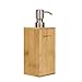 Gobam Soap Dispenser Pump with Stainless Steel Pumps for Bathroom Vanities or Kitchen, Countertops,Bamboo