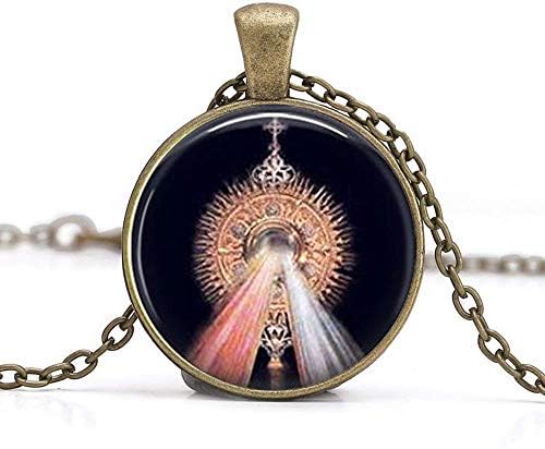 Divine Mercy Monstrance Pendant - Catholic Jewelry Pendant