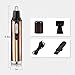 2 in 1 Nose Hair Trimmer, Nose Trimmer, Nose Hair Trimmer for men, Ear Nose Trimmer Rechargeable Nose Hair Remover with Miniature Shaving Head, also works as a Ear Hair Trimmer