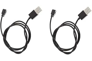 Smart Watch Charger Cable, 2 Pin Magnetic Charging Cable 3.3FT, Universal Contact Pin Spacing 2.84mm, Replacement Charger Cor