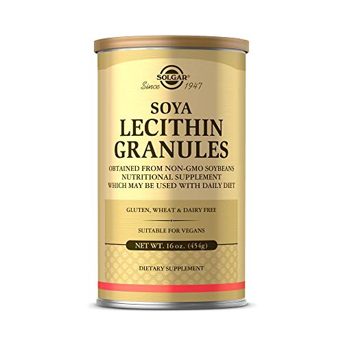 Solgar Lecithin Granules, 16 oz. Supports Overall Health Natural Soya Lecithin Source of