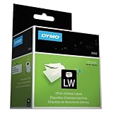 Dymo 30252 LabelWriter LW Adhesive White Mailing Address Labels 1 1/8