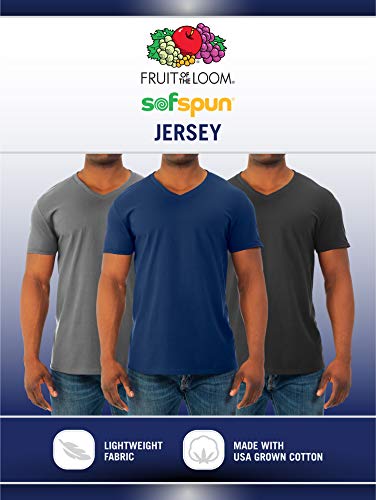 Fruit of the Loom Men's Lightweight Cotton Tees (Short & Long Sleeve ...