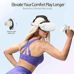 AMZDM Head Strap for Meta Quest 2 VR Headset Elite