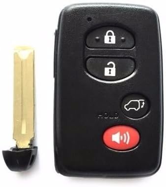 Ecusells Smart Remote Key Shell 3+1 Button for Toyota Avalon Camry Highlander RAV4