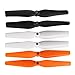 eTopxizu 36PCS Syma X8C X8W X8G Protective frame 2.4G 4CH Venture RC Quadcopter Blade Propeller & Propeller Protectors Blades Frame & Landing Skid,Black,White&Orange