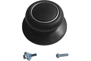 Replacement Pot Lid Knob Handle Black Bakelite Heat Resistant Top Knob for Glass Cookware Lid Universal Kitchen Casserole Sa