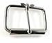 Dangerous Threads Heavy Duty Roller Buckle - Nickel Finish - Various Sizes (1 Piece, Nickel - 2