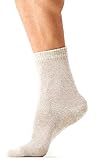 Organic Eco Hemp Walking Socks – Wide Range of Cool Moisture Wicking Dress Socks - White (Set of 3 Pair) Size Large (9-12)