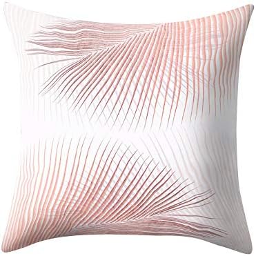 NEEKY Fashion Romantic Rose Gold Pink Cushion Cover Square Pillow Case Home Decoration Pillow Case