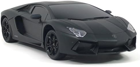 Lamborghini Aventador LP700-4 RC Radio Remote Control Sport Car, Working Lights, 1/24 Scale, BLACK color