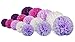 Voplop Paper Pom Poms - 20 pcs of 8, 10, 14 Inch - Paper Flowers - Perfect for Wedding Decor - Birthday Celebration - Table and Wall Decoration (Purple Mix)