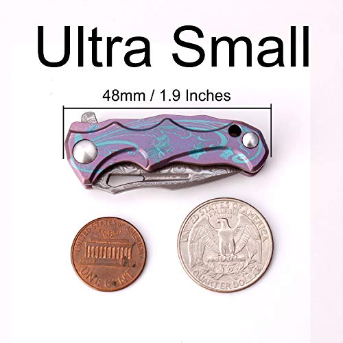 image for Samior HA013 Small Folding Pocket Flipper Knife,1.57