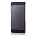 Motomo 61Z2PCIMAC-SI Brushed Aluminum Metal Protective Case for Sony Xperia Z2 - Retail Packaging - Titanium Silver/Black