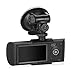 [US Stock] NOVPEAK 2.7 Inch TFT LCD Full HD Front & Rear Dual Camera Vehicle Car DVR Dash Cam Recorder Camcorder with 140 Wide Angle Lens, G-Sensor and GPS Trader - Retail Packing, Black