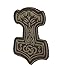 M-Tac Morale Patch Mjölnir - PVC Patches for Vest, Backpacks, Hats - Tactical Military Patch with Hook Fastener Backing