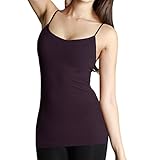 Nikibiki Women's Spandex Spaghetti Strap Long Cami