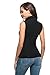 Nasperee Women Sleeveless Mock Turtleneck Tank Tops Slim Fit Stretchy Layer Tee Shirts