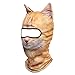 WTACTFUL 3D Animal Ears Balaclava Breathable Cover Hood Face Mask Sun Protection for Skiing Snowmobile Riding Hunting Music Festivals Raves Halloween Party Activities Chinese LiHua Mao (Orange) MEB-19