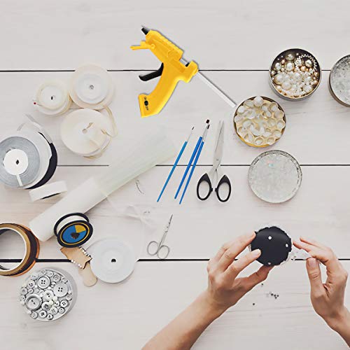 Hot Glue Gun Cordless with 20pcs Glue Sticks（7mm X 150mm）,Recharge Portable USB Mini Glue Gun Kit for DIY,Craft, Arts & Home and Quick Repairs - Thumbnail 6