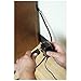 360-Degree Rotating Extension Cord, 6 Foot Flat Extension Cord Plug - Reduces Cable Clutter, Provides Easy Access to Hard-to-Reach Sockets, UL Listed - Black
