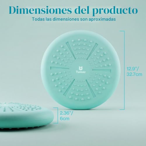 Tumaz Balance Cushions- Improve Sitting Posture and Also Stability Balance Disc for Physiotherapy, Back Pain Relief and Core Strength for All Ages