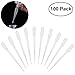 UEETEK 100pcs 3ML Transfer Pipette Dropper Plastic Graduated Disposable Measuring Pipettors for Mixing Acrylic Paints and Lab