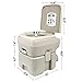 Leopard Outdoor T-Type Three Directional Flush Portable Travel Toilet for Camping,Boating,Hiking,Portable RV Toilets - 5.3 Gallon