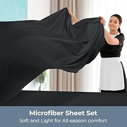 ROYALE LINENS - 4 Piece Queen Bed Sheet - Soft