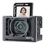 UURig C-RX0 II Metal Extension Cage for Sony RX0 II/RX0 with Cold Shoe to Mount Microphone Selfie Vlog Video Accessories 37MM Lens Adapter Arri Hole Quick Release Fixation 1/4" Tripod Mount