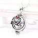 1pcs Silver Plated The Vampire Diaries Verbena Necklace Chain Can Open Silver