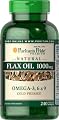 Puritan's Pride Natural Flax Oil 1000 mg-240 Softgels