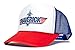 Maverick Distressed Unisex-Adult Trucker Hat -One-Size (Royal/White/Red)