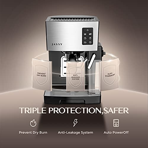 Espresso Coffee Machine Cappuccino Maker with 19 BAR Pump & Powerful