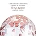36pc Rose Gold Balloons & Rose Gold Confetti Balloons Set - 12 inch Premium Latex Balloon for Rose Gold Party Decorations, Bridal Shower Balloons, Bachelorette Party Decorations, Wedding Decorations