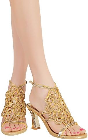 Heeled Sandals for Women Wedding Bridal Bridesmaid Dress Shoes