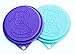 Set ofGood Living Set of 2 Pet Food Covers Meaure Inner Ring 3 Inch, Outer Ring 3.5 Inches